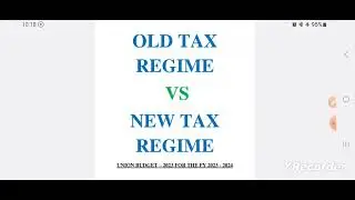 Old Tax Regime V's New Tax Regime
