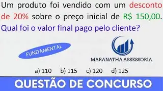 Usando REGRA de TRÊS na Prova da Banca Maranatha