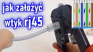 Jak założyć wtyk internetowy rj 45-standard 