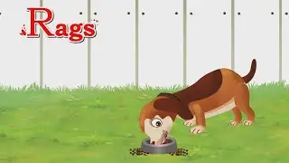 Rags the Dog | Jack Hartmann Rags | Dog Song | English rhyme | kids song | By kidklub
