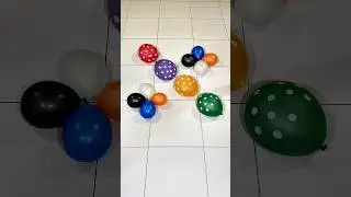 Beautiful Color Balloon Popping