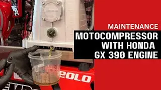 MAINTENANCE OF A MOTORCOMPRESSOR WITH HONDA GX 390 ENGINE - MPC