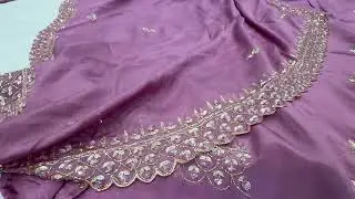 Party wear suit Crape fabric chinon. Duppata 