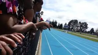Marnae Glover 12.44 100m final   CCC track meet.