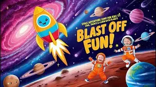 Space Adventure Song for Kids 🚀 | Sing, Dance & Learn with Planets 🌍✨