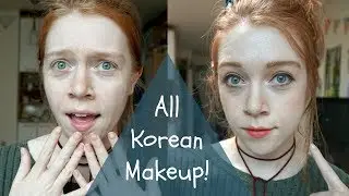 Everyday Makeup using only Korean Products! || Living in Korea || Madi Miso