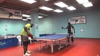 Looping Backspin push to Forehand Pt 5