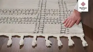 Ryuu Ivory & Gray Area Rug