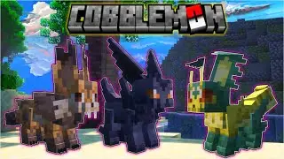 3 Custom Eevee Evolutions! Cobblemon Minecraft Pixelmon