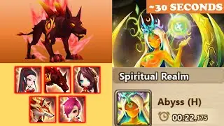 Steel Fortress team in Spiritual Realm | Spiritual Realm Abyss | Summoners War