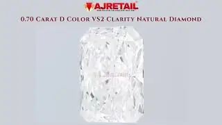 💎 Brilliant 0.70 Carat D Color VS2 Clarity Natural Diamond #naturaldiamonds #ajretail
