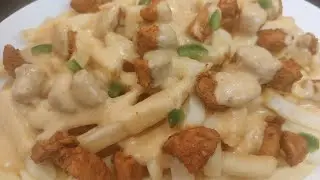 Cheesy Chicken Loaded Fries 🍟 | street style Loaded Fries Recipe #chicken #fries 