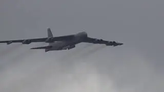 B52H Stratofortress The Devils Own 60-059 Barksdale AFB 96th Bomb Squadron Fly by