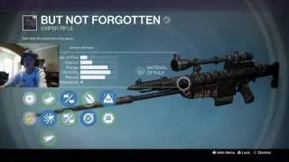 BUT NOT FORGOTTEN GAMEPLAY----DESTINY