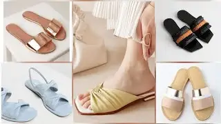 Latest Trendy Flat Sandals Collection For Girls||Casual And Party Wear Sandals||Comfortable Footwear