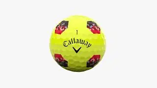 Callaway 2026 Chrome Soft TruTrack Yellow Golf Balls