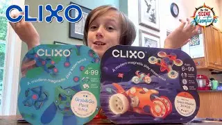 Creating Toys with CLIXO the Super-Fun 3D Magnetic Building Toys!!!