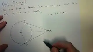 Circle Theorem 6 Proof