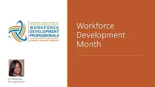 Celebrating Workforce Development Month