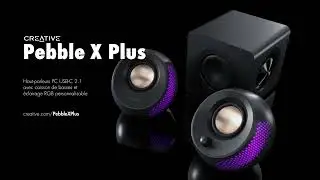 Creative Pebble X Plus - 2.1 Haut-parleurs d'ordinateur USB-C avec caisson de basses