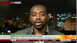 ICJ Kenya on BBC to discuss Miguna's deportation ordeal with the government