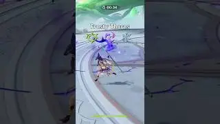New elemental reaction cryo + dendro + electro #shorts #genshinimpact