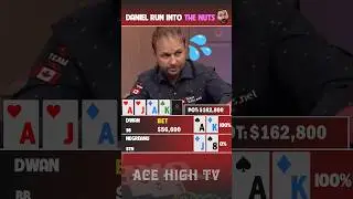 Дэниел побеждает в орехах 🥶 #покер #highstakespoker