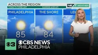 Bright, sunny weather gives Philadelphia region a break from storms