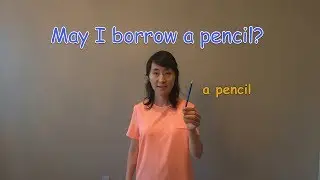 May I borrow a pencil?/ESL/English Conversation/LINC2/영어회화