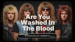 Are You Washed In The Blood - 90&rsquo;s Rock Ballad (Worship AI)