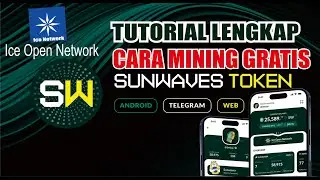Review dan Tutorial Cara Mining Sunwaves Token Gratis | Sunwavestoken App
