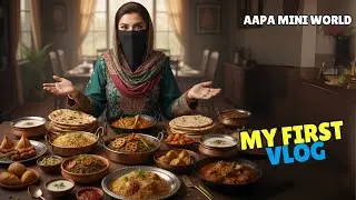 My First Vlog | Aapa Mini World | Daily Life & Sindhi Pakistani Recipes