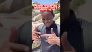 millad kafika wew ninan usifike mwanza uka panda boat #tanzania @dplatnumz #walipini #boat