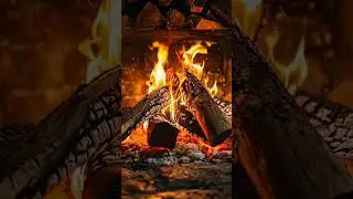 WOOD LOG FIRE