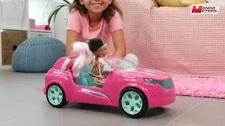 Voiture Barbie t&eacute;l&eacute;command&eacute;e - Mondo Motors - Barbie Cruiser