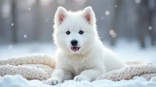 🐾 Собаки впервые открыли для себя снег ❄️