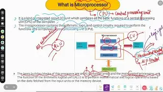 What is micro processor, difference between microprocessor and microcontrollers, 8085 micro #8085