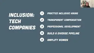 International Women's Day: The State of Inclusion in Tech (Online)