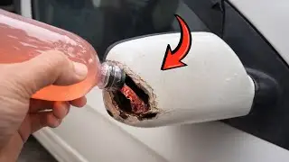 Превратите разбитое автомобильное зеркало в новое дома | Вы не поверите!