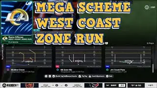 #madden26tips #madden26gameplay #maddendefense Зона нападения Rams на западном побережье, мегасхе...