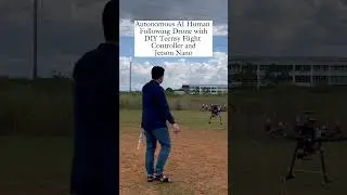 Autonomous AI Human Following Drone with DIY Teensy Flight Controller and Jetson Nano