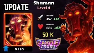 Legendary 🔥 Shaman Level 4 🔥 Upgraded! Castle Crush