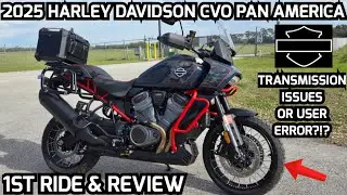 2025 Harley Davidson CVO Pan America - Test Ride and Review - ( ENGINE LIGHT ON AT 300 MILES?!? )