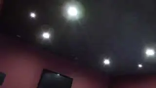DIY Home theater Room - Recessed Lighting