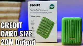 Smallest Power Bank for iPhone 12! Zendure Super Mini Lightning