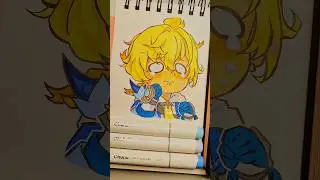 Mika❄️💙#genshinimpact #art #artist #anime #gaming #fanart #satisfying #aesthetic #shorts #artwork