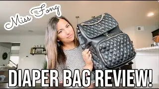 WHAT'S IN MY DIAPER BAG 2021! | REVIEW FOR MISS FONG DIAPER BAG BACKPACK