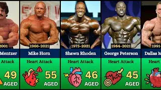 💔 List Of Bodybuilders who Died of Heart Attacks 😭
