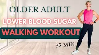 Lower Blood Sugar Walking Workout| 1500 steps| Energetic Music