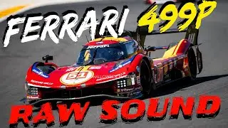 Ferrari 499P | Engine Start, Pit Stop, Refueling & Raw Engine Sound Spa-Francorchamps FIA WEC 2025